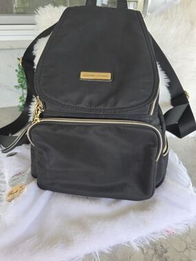 Adrienne Vittadini Black Mini Backpack